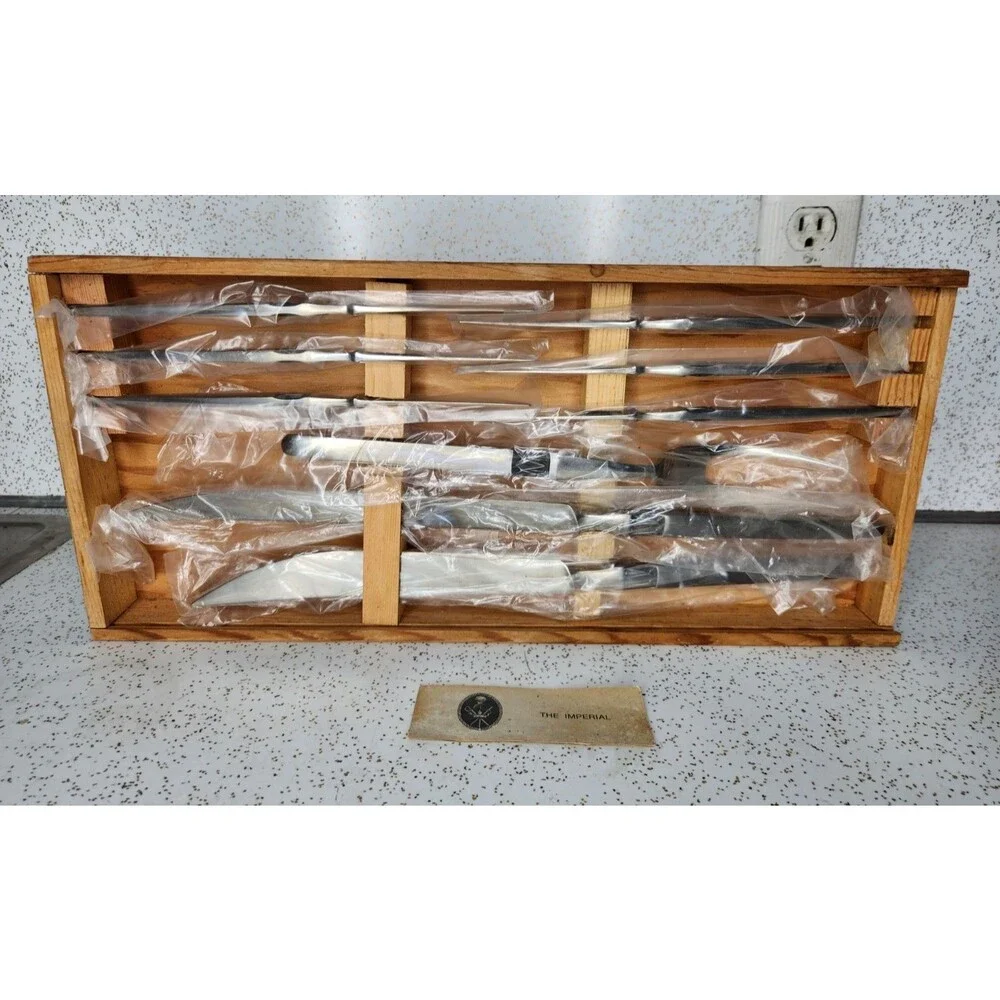 Arthur SALM MCM Stainless Steel Japan Carving Set 9 Piece ASFI Satin w/ Case